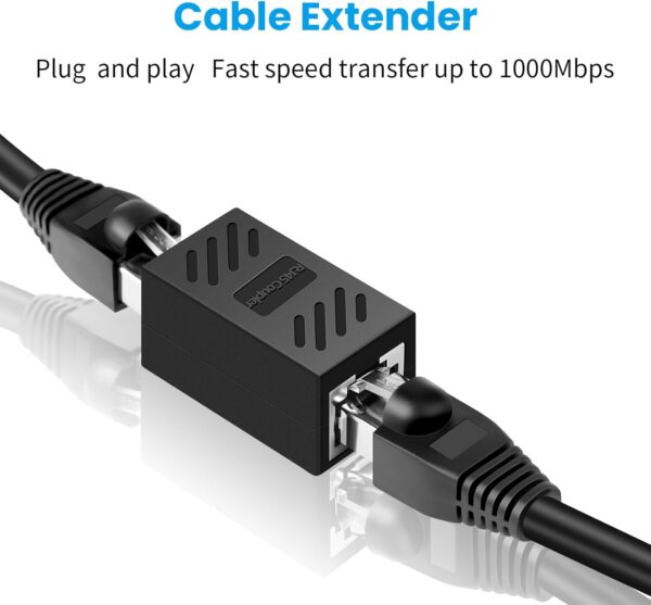 Hiklokt: RJ45 Ethernet Coupler (BLACK) - Image 2