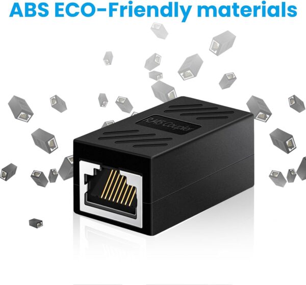 Hiklokt: RJ45 Ethernet Coupler (BLACK) - Image 3