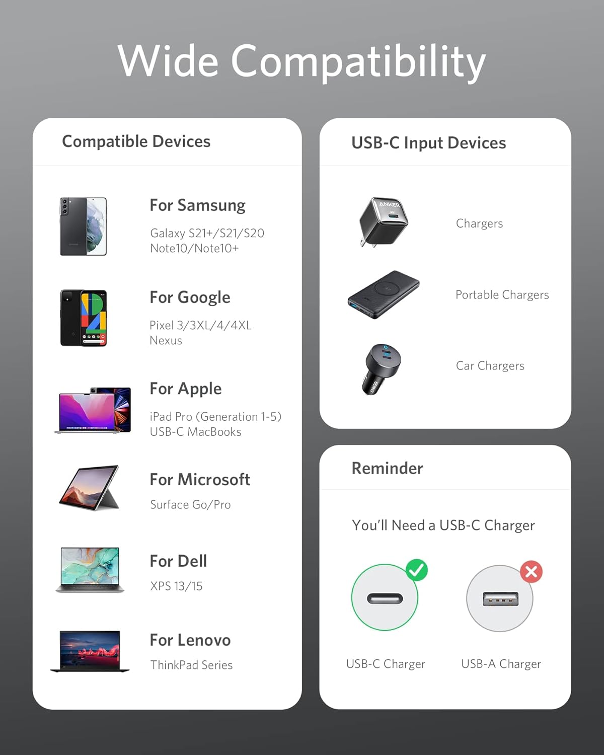 Anker: USB C to USB C Cable 6FT 100W (2Pack) - Image 4