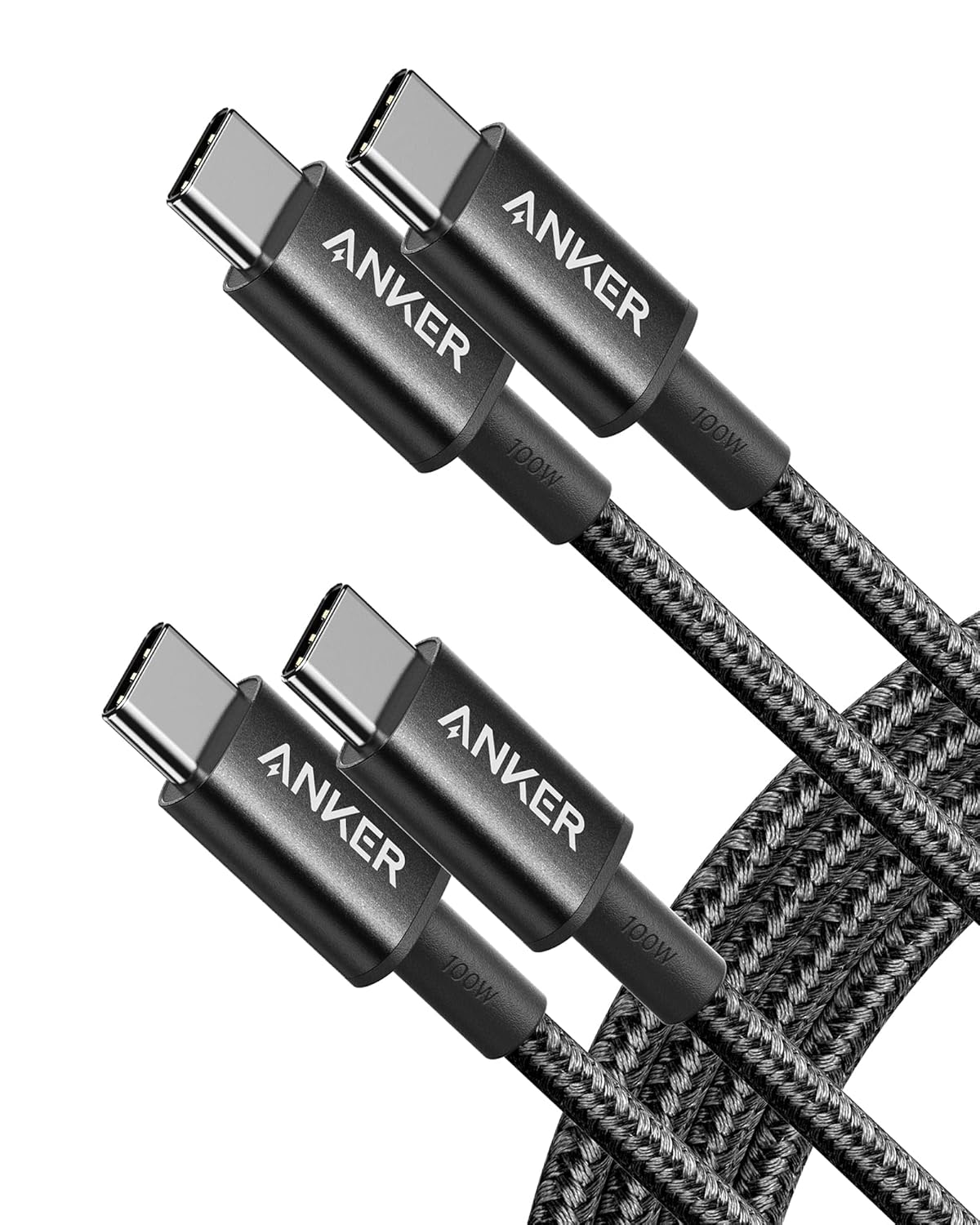 Anker: USB C to USB C Cable 6FT 100W (2Pack)